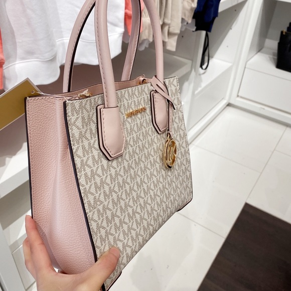 Michael Kors Mercer Medium Logo Crossbody Bag - Picture 4 of 10